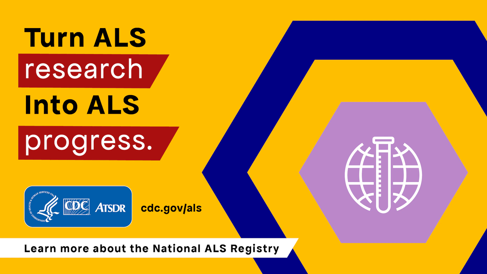 Turn ALS Research into ALS Progress clipart graphic