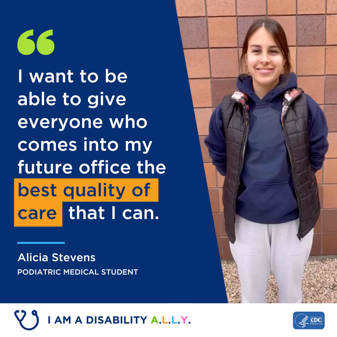 Alicia Stevens I want to be able to give everyone who comes into my future office the best quality of care that I can.