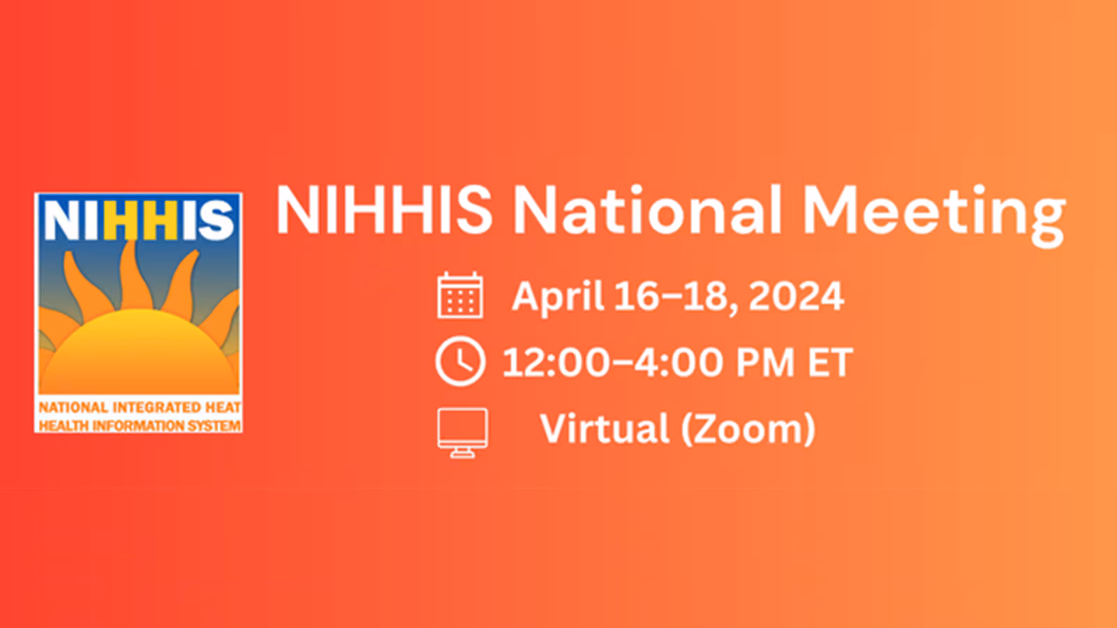 3rd Annual NIHHIS National Meeting April 16-18, 2024