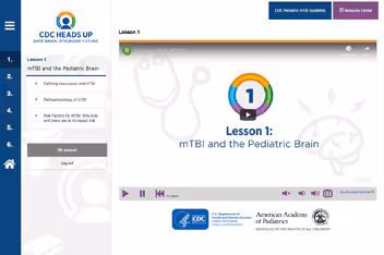 Heads Up training for Healthcare Professionals.
