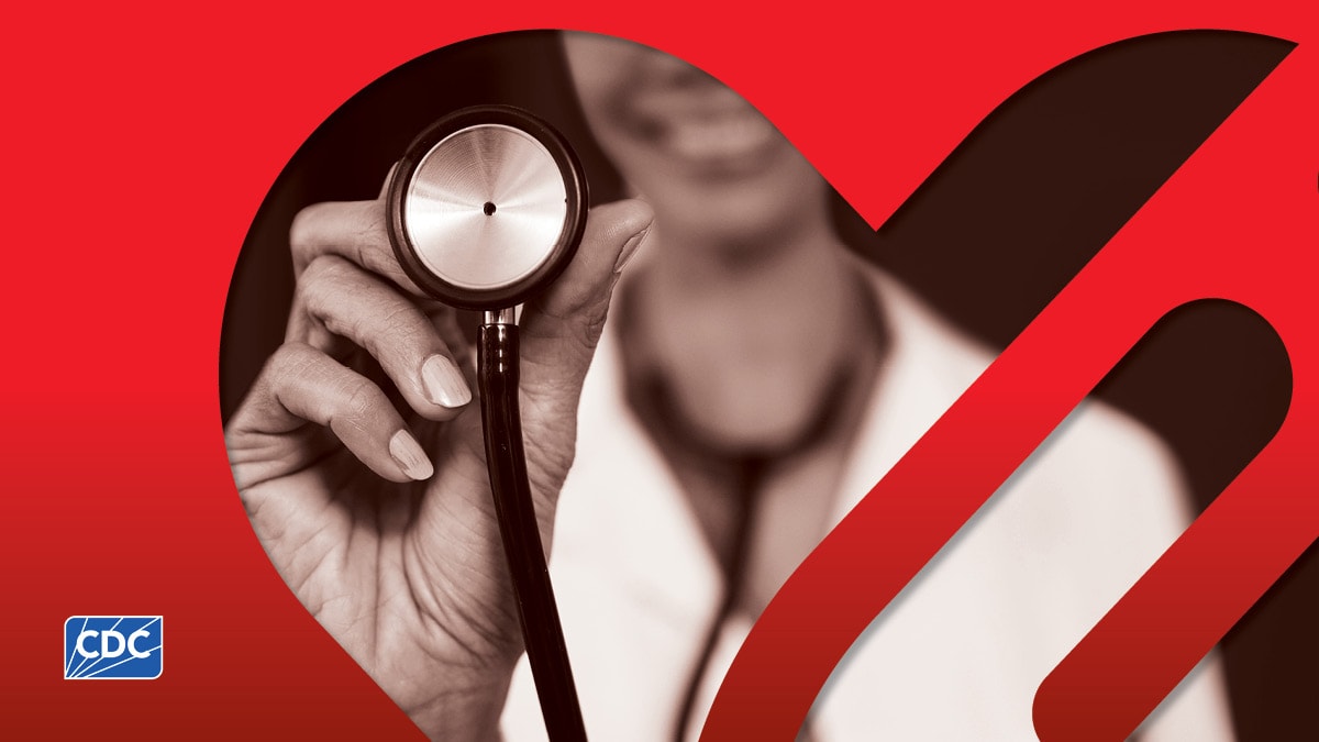 HVD HCP thumbnail Image of a doctor holding a stethoscope to the camera.