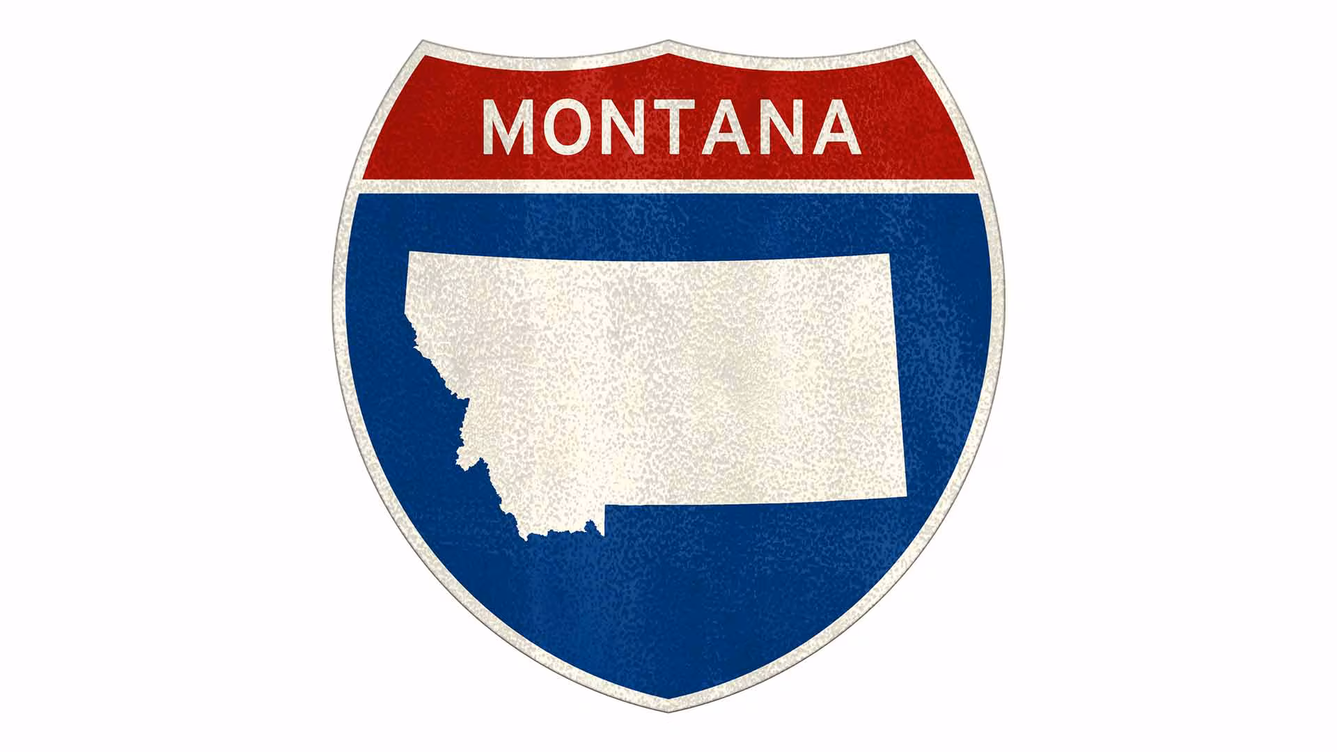 Montana Montana state roadside sign