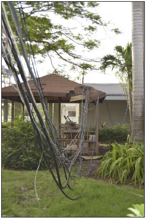 mm6711a5-F1 The figure above is a photo showing disruption of the electrical grid powering the Puerto Rico Department of Health laboratories in San Juan caused by Hurricane Maria in September 2017.