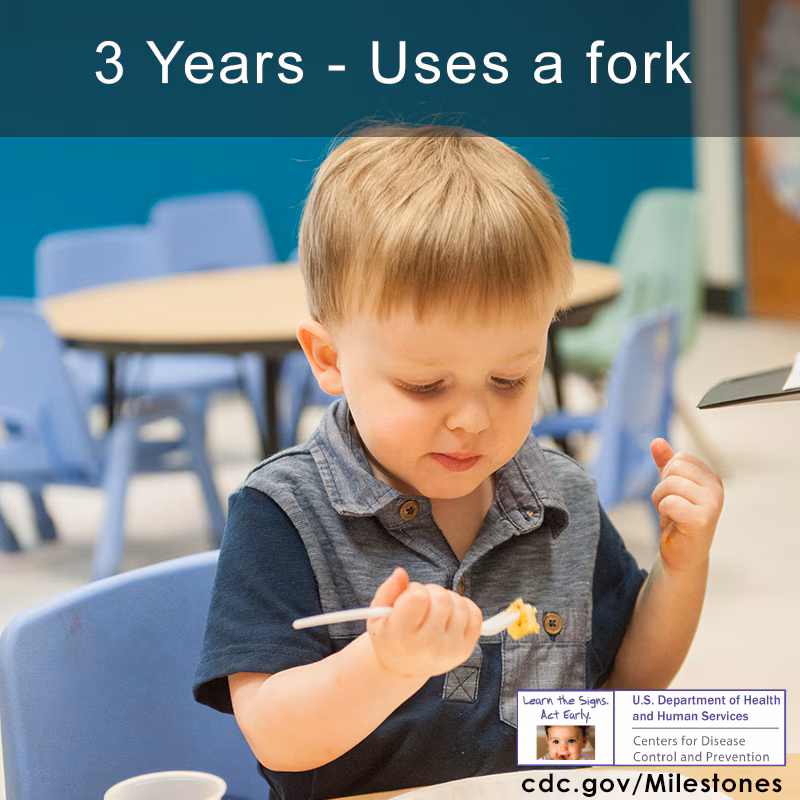 Uses a fork