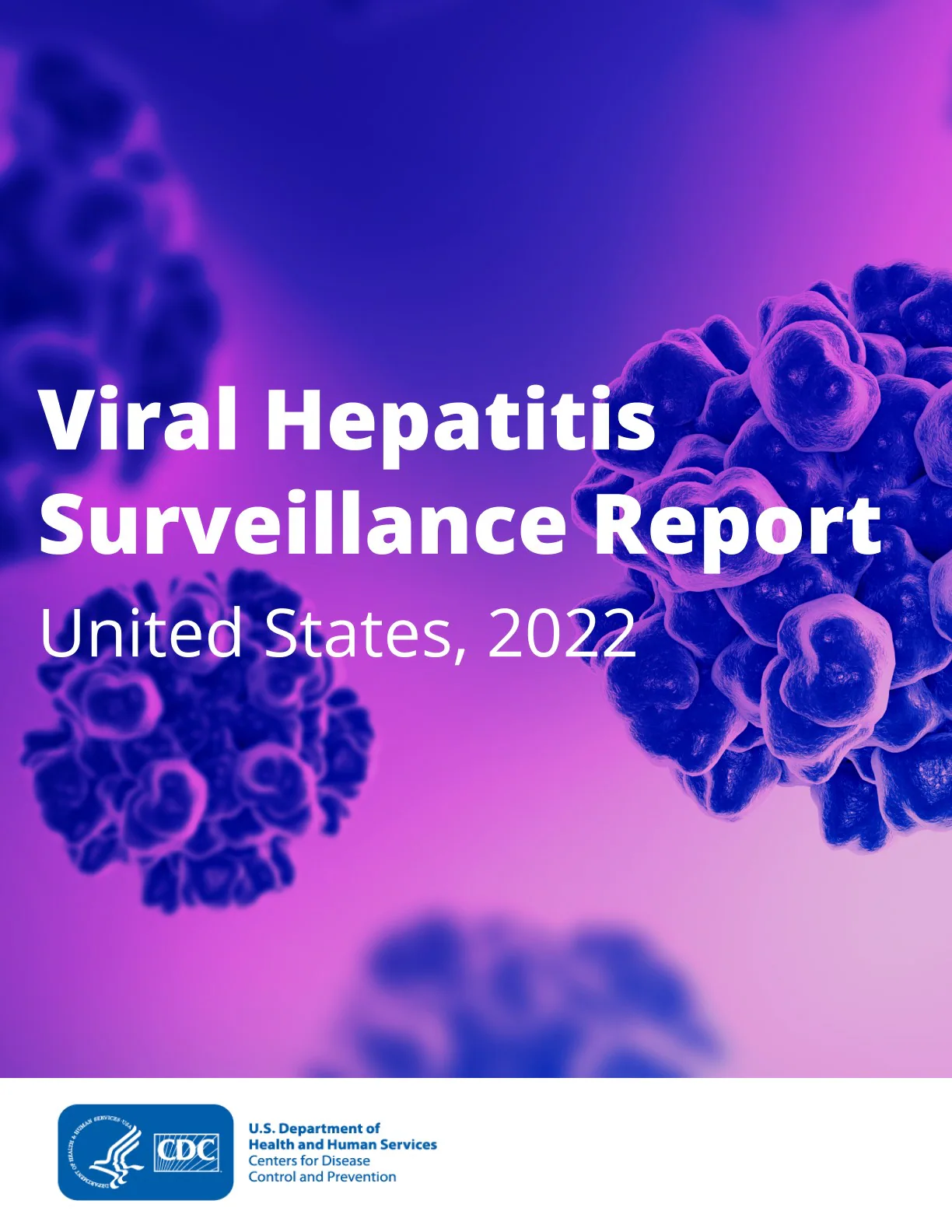 DVH Surveillance-Cover Graphic for the Viral Hepatitis Surveillance Report, 2022