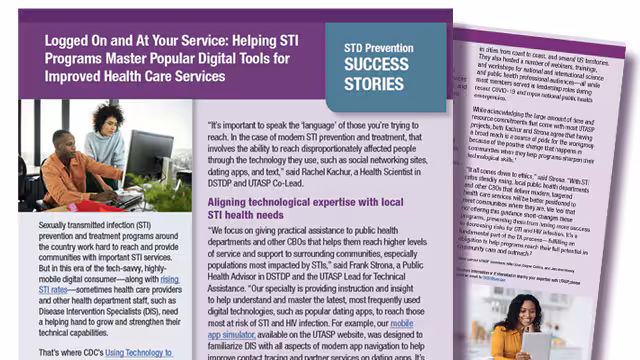 fssuccessstories.jpg STD Prevention Success Stories Infographic