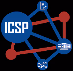 Graphic shows ICSP connecting with the White House, data producers, and data analysts.