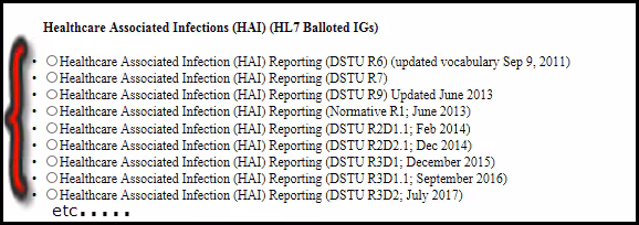 haiselection When validating a CDA file within the Lantana Group’s Schematron Validator, select the specific HAI Implementation Guide the CDA file is based on