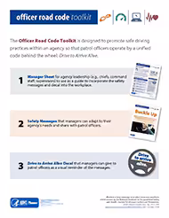 2019-100 Officer Road Code Toolkit - document number 2019-100