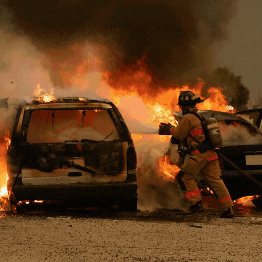 NFR-FFs Images of different types of firefighters, including structural, wildland, and volunteers