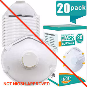 Burvagy respiratory mask - Not NIOSH-Approved