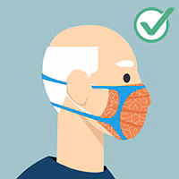 care3 Older man wearing a mask fitter