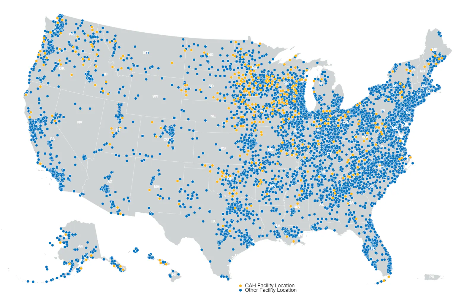Snapshot of eCR coverage across the United States Snapshot of eCR coverage across the United States as of December 31, 2023