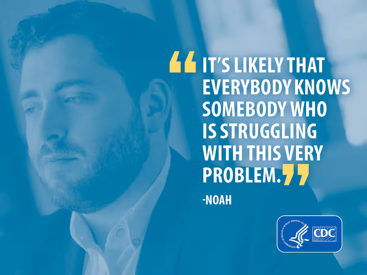 "It's likely that everybody knows somebody who is struggling with this very problem." - Noah