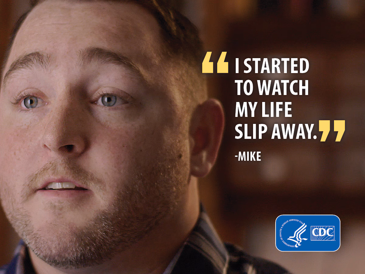 "I started to watch my life slip away." - Mike