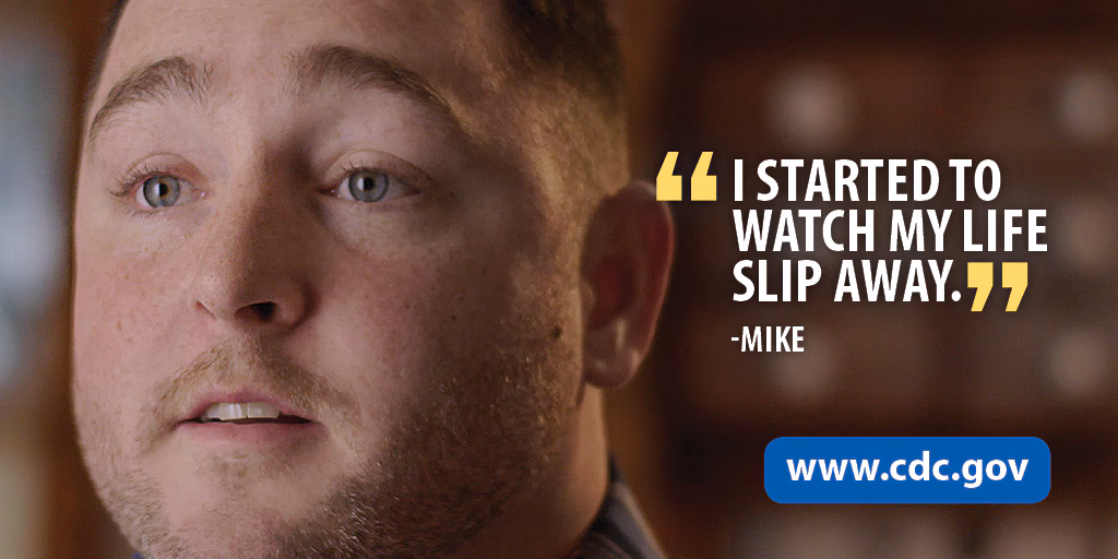 "I started to watch my life slip away." - Mike