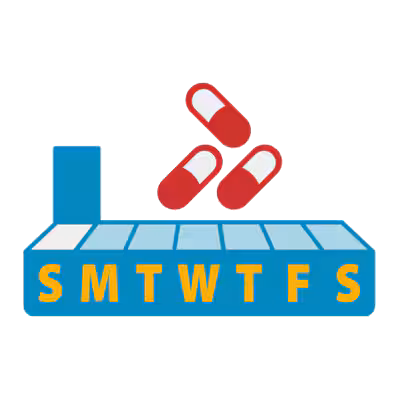 — title missing — Medication container.