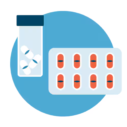 — title missing — Illustration of medications.