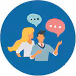 cdc-hiv-circle-icon-people-couple circle icon people talking