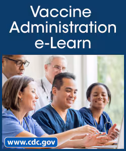 Five healthcare professionals smiling.