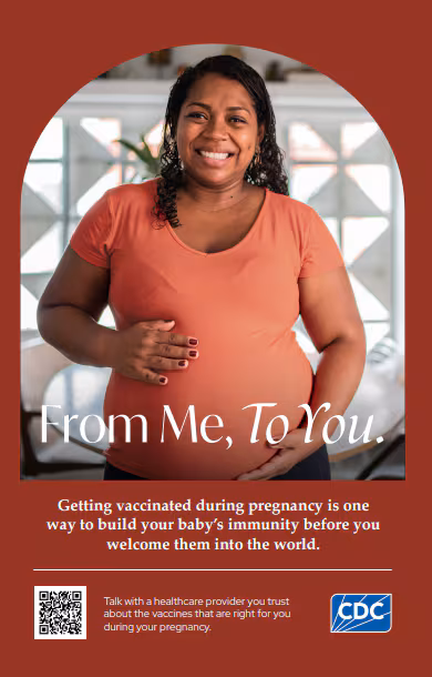 prenatal vaccination poster