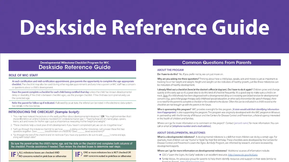 Deskside Reference Guide Preview Image Deskside Reference Guide Preview Image