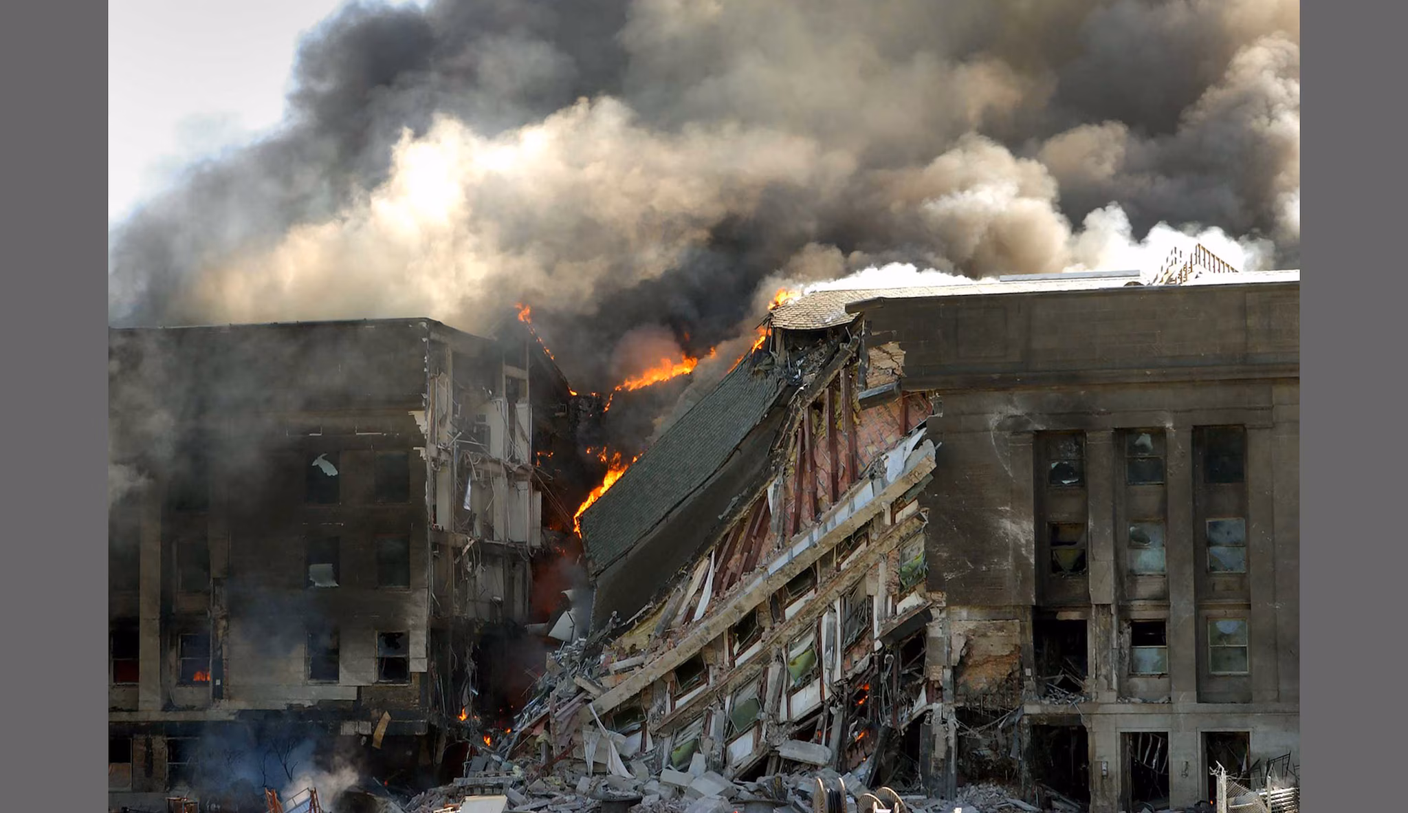 Pentagon After Attack September 11, 2001